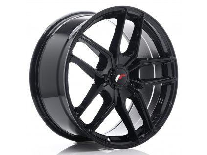 Alu kola Japan Racing JR25 19x8,5 ET20-40 5H BLANK Gloss Black (PCD 5x100, ET 20)