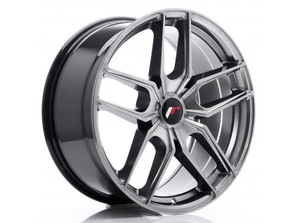 Alu kola Japan Racing JR25 19x8,5 ET20-40 5H BLANK Hyper Black (PCD 5x100, ET 20)