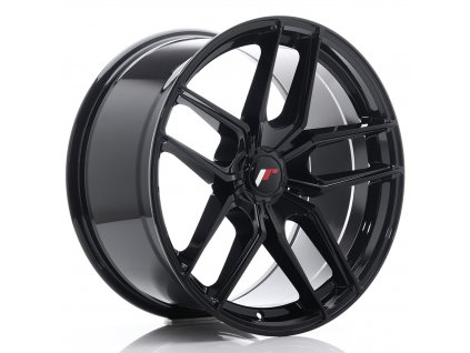 Alu kola Japan Racing JR25 19x9,5 ET20-40 5H BLANK Gloss Black (PCD 5x100, ET 20)