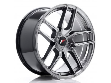 Alu kola Japan Racing JR25 19x9,5 ET20-40 5H BLANK Hyper Black (PCD 5x100, ET 20)