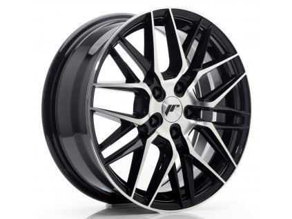 Alu kola Japan Racing JR28 17x7 ET40 5x114,3 Gloss Black Machined Face (PCD 5x114.3, ET 40, Rozměr 17x7)