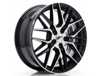 Alu kola Japan Racing JR28 17x7 ET40 5x114,3 Gloss Black Machined Face