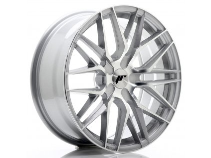 Alu kola Japan Racing JR28 18x7,5 ET20-40 BLANK Silver Machined Face (PCD 4x100, ET 20)