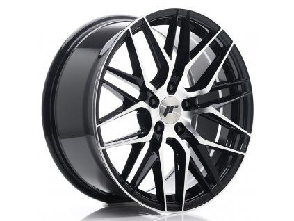 Alu kola Japan Racing JR28 18x8,5 ET40 5x114,3 Gloss Black Machined Face (PCD 5x114.3, ET 40)