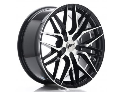 Alu kola Japan Racing JR28 18x8,5 ET20-40 5H BLANK Gloss Black Machined Face