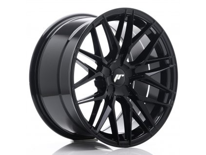Alu kola Japan Racing JR28 18x9,5 ET20-40 5H BLANK Gloss Black (PCD 5x100, ET 20)