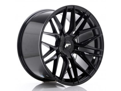 Alu kola Japan Racing JR28 19x10,5 ET20-40 5H BLANK Gloss Black (PCD 5x100, ET 20)