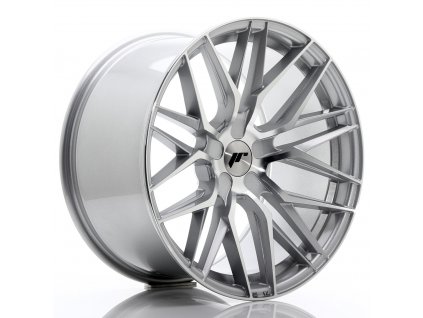 Alu kola Japan Racing JR28 19x10,5 ET20-40 5H BLANK Silver Machined Face (PCD 5x100, ET 20)