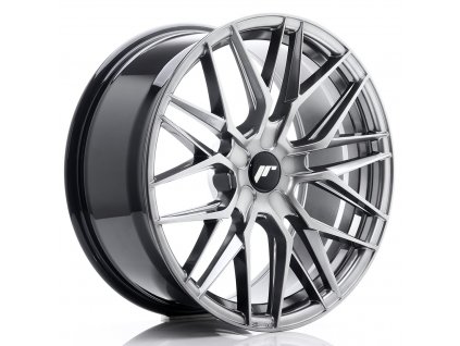 Alu kola Japan Racing JR28 19x8,5 ET20-40 5H BLANK Hyper Black (PCD 5x100, ET 20)