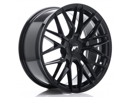 Alu kola Japan Racing JR28 19x8,5 ET35-40 5H BLANK Gloss Black (PCD 5x100, ET 35)
