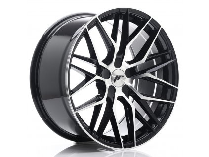 Alu kola Japan Racing JR28 19x9,5 ET20-40 5H BLANK Gloss Black Machined Face