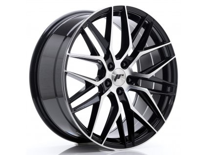 Alu kola Japan Racing JR28 20x8,5 ET40 5x112 Gloss Black Machined Face