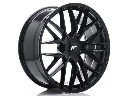 Alu kola Japan Racing JR28 20x8,5 ET20-40 5H BLANK Gloss Black (PCD 5x100, ET 20)