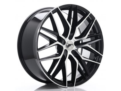 Alu kola Japan Racing JR28 22x9 ET30-45 5H BLANK Gloss Black Machined Face (PCD 5x108, ET 30)