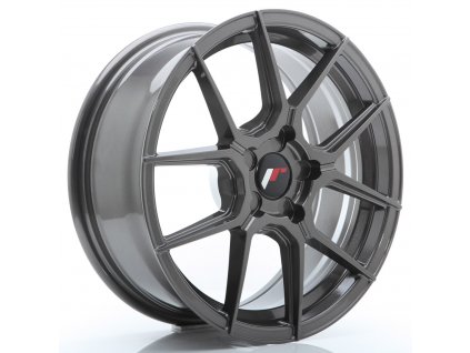 Alu kola Japan Racing JR30 17x7 ET20-40 5H BLANK Hyper Gray