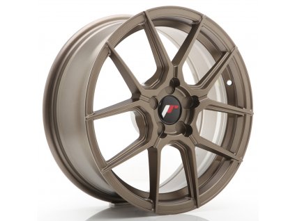 Alu kola Japan Racing JR30 17x7 ET20-40 5H BLANK Matt Bronze (PCD 5x100, ET 20, Rozměr 17x7)