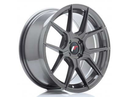 Alu kola Japan Racing JR30 17x8 ET40 4x100 Hyper Gray (PCD 4x100, ET 40, Rozměr 17x8)