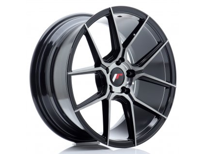 Alu kola Japan Racing JR30 18x8,5 ET40 5x112 Black Brushed w/Tinted Face