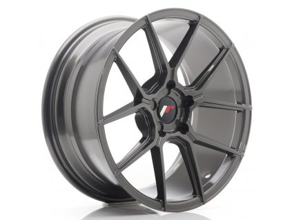 Alu kola Japan Racing JR30 18x8,5 ET20-40 5H Blank Hyper Gray (PCD 5x100, ET 20)