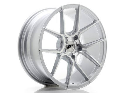 Alu kola Japan Racing JR30 18x8,5 ET20-40 5H BLANK Silver Machined Face