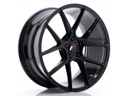 Alu kola Japan Racing JR30 19x8,5 ET40 5x114,3 Gloss Black (PCD 5x114.3, ET 40)