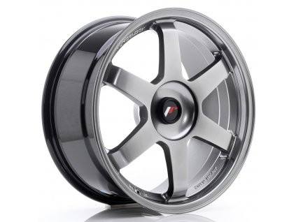 Alu kola Japan Racing JR3 18x8,5 ET25-42 BLANK Hyper Black (PCD 3x112, ET 25)