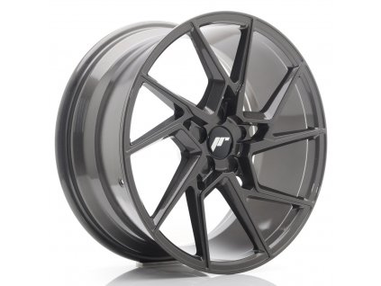 Alu kola Japan Racing JR33 19x8,5 ET20-48 5H BLANK Hyper Gray (PCD 5x100, ET 20)