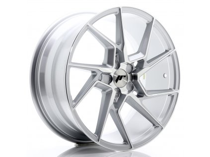 Alu kola Japan Racing JR33 19x8,5 ET20-48 5H BLANK Silver Machined Face (PCD 5x100, ET 20)