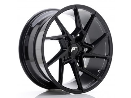 Alu kola Japan Racing JR33 19x9,5 ET20-45 5H BLANK Gloss Black (PCD 5x100, ET 20)