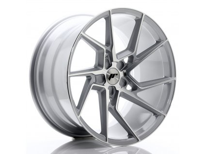Alu kola Japan Racing JR33 20x10,5 ET15-30 5H BLANK Silver Machined Face (PCD 5x108, ET 15)