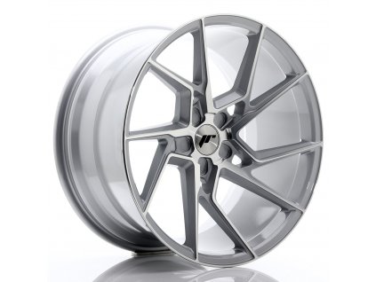 Alu kola Japan Racing JR33 20x10,5 ET15-30 5H BLANK Silver Machined Face