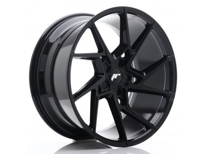 Alu kola Japan Racing JR33 20x10 ET20-40 5H BLANK Gloss Black (PCD 5x108, ET 20)
