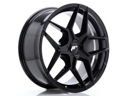 Alu kola Japan Racing JR34 18x8 ET20-42 5H BLANK Gloss Black (PCD 5x100, ET 20)
