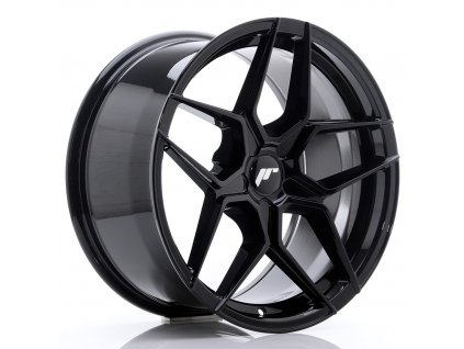 Alu kola Japan Racing JR34 18x9 ET20-42 5H BLANK Gloss Black (PCD 5x100, ET 20)