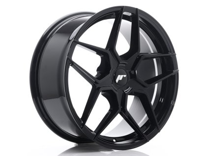 Alu kola Japan Racing JR34 19x8,5 ET20-40 5H BLANK Gloss Black (PCD 5x100, ET 20)