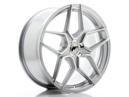 Alu kola Japan Racing JR34 19x8,5 ET20-40 5H BLANK Silver Machined Face (PCD 5x100, ET 20)