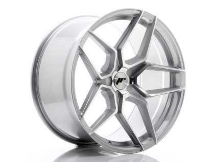 Alu kola Japan Racing JR34 20x10,5 ET20-35 5H BLANK Silver Machined Face (PCD 5x100, ET 20)