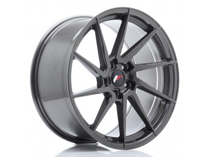 Alu kola Japan Racing JR36 20x10 ET45 5x120 Hyper Gray (PCD 5x120, ET 45)