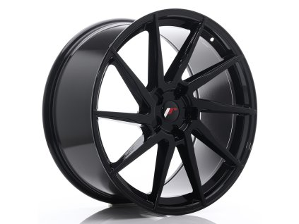 Alu kola Japan Racing JR36 22x10,5 ET15-55 5H BLANK Gloss Black (PCD 5x108, ET 15)