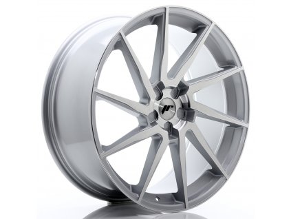 Alu kola Japan Racing JR36 23x10 ET30-55 5H BLANK Silver Brushed Face (PCD 5x108, ET 30)