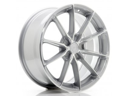 Alu kola Japan Racing JR37 18x8 ET20-45 5H BLANK Silver Machined Face (PCD 5x100, ET 20)