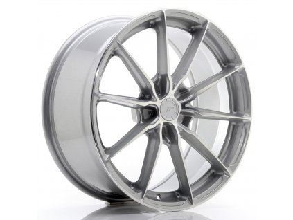 Alu kola Japan Racing JR37 19x8,5 ET20-45 5H BLANK Silver Machined Face (PCD 5x100, ET 20)