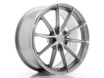 Alu kola Japan Racing JR37 19x8,5 ET35-45 5H BLANK Silver Machined Face
