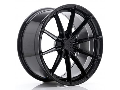 Alu kola Japan Racing JR37 19x9,5 ET20-45 5H BLANK Gloss Black (PCD 5x100, ET 20)