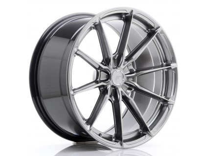 Alu kola Japan Racing JR37 19x9,5 ET20-45 5H BLANK Hyper Black (PCD 5x100, ET 20)