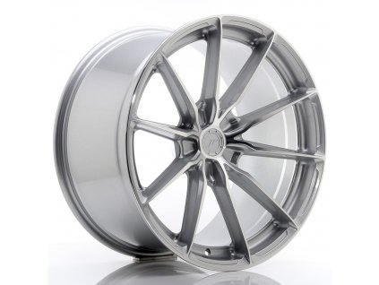 Alu kola Japan Racing JR37 20x10,5 ET20-40 5H BLANK Silver Machined Face (PCD 5x100, ET 20)