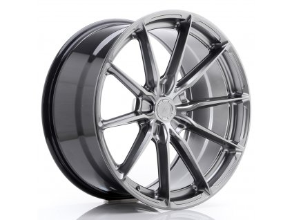 Alu kola Japan Racing JR37 20x10 ET20-45 5H BLANK Hyper Black (PCD 5x100, ET 20)