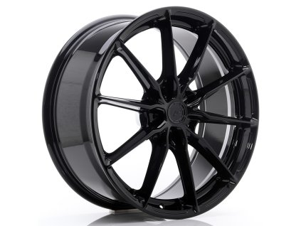 Alu kola Japan Racing JR37 20x8,5 ET20-45 5H BLANK Gloss Black (PCD 5x100, ET 20)