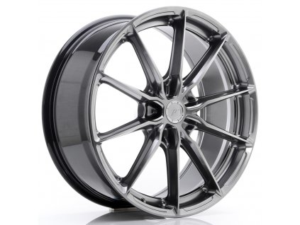 Alu kola Japan Racing JR37 20x8,5 ET20-45 5H BLANK Hyper Black (PCD 5x100, ET 20)