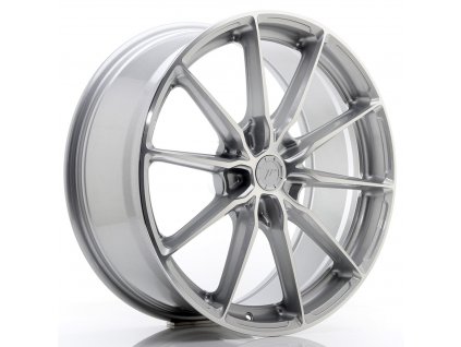 Alu kola Japan Racing JR37 20x8,5 ET20-45 5H BLANK Silver Machined Face (PCD 5x100, ET 20)